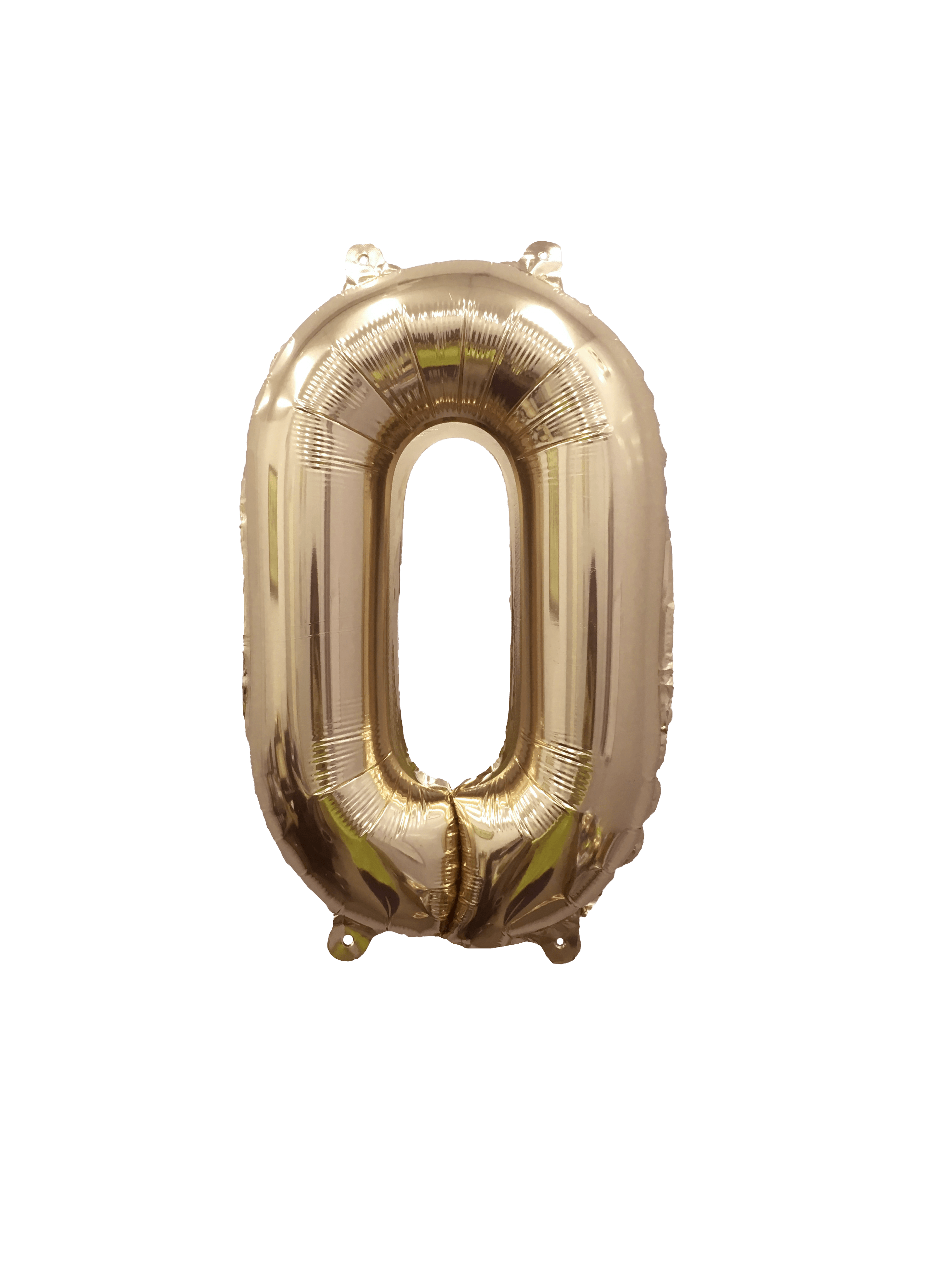 32" Ellie's Brand Mylar (Gold) Number 0 - Single Pack
